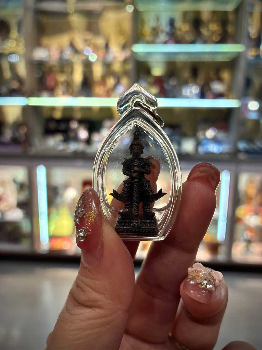 擋險避邪⁠鎮宅⁠保平安鬼王夜叉2562年LP it 黑銅色– 心如閣