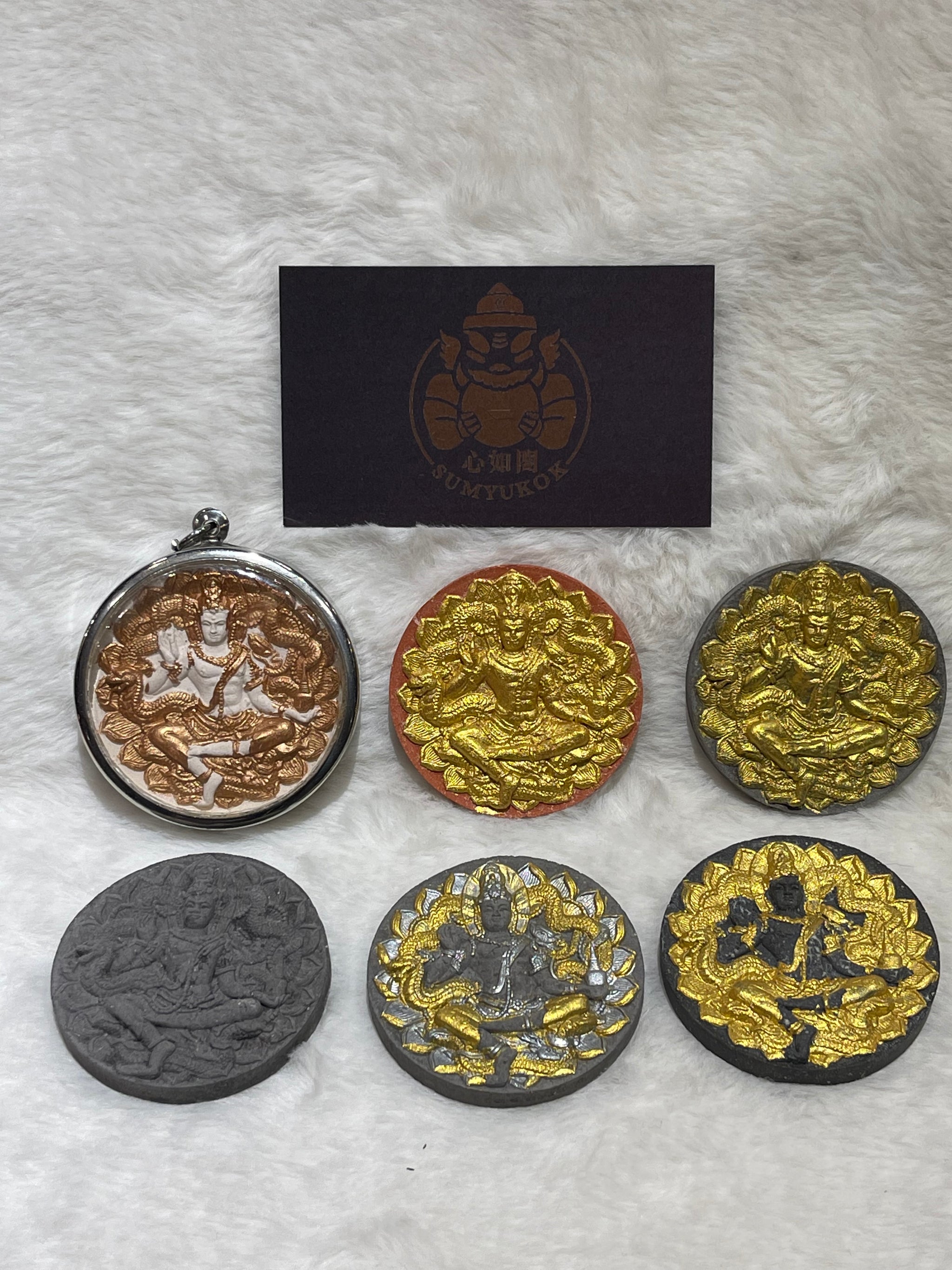 招財食小人] 2550年蓮花澤度金戰鬥致富模型大模粉牌– 心如閣